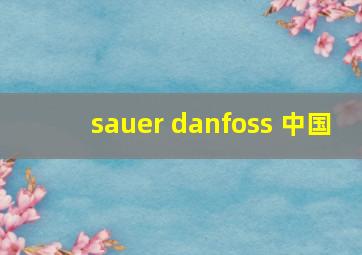 sauer danfoss 中国